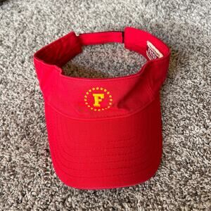 Fossil Red Adjustable Visor